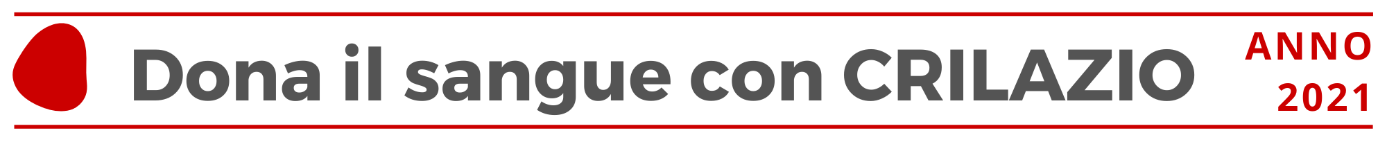 Copia di Donazioni sangue CRILAZIO Copia di Donazioni sangue CRILAZIO