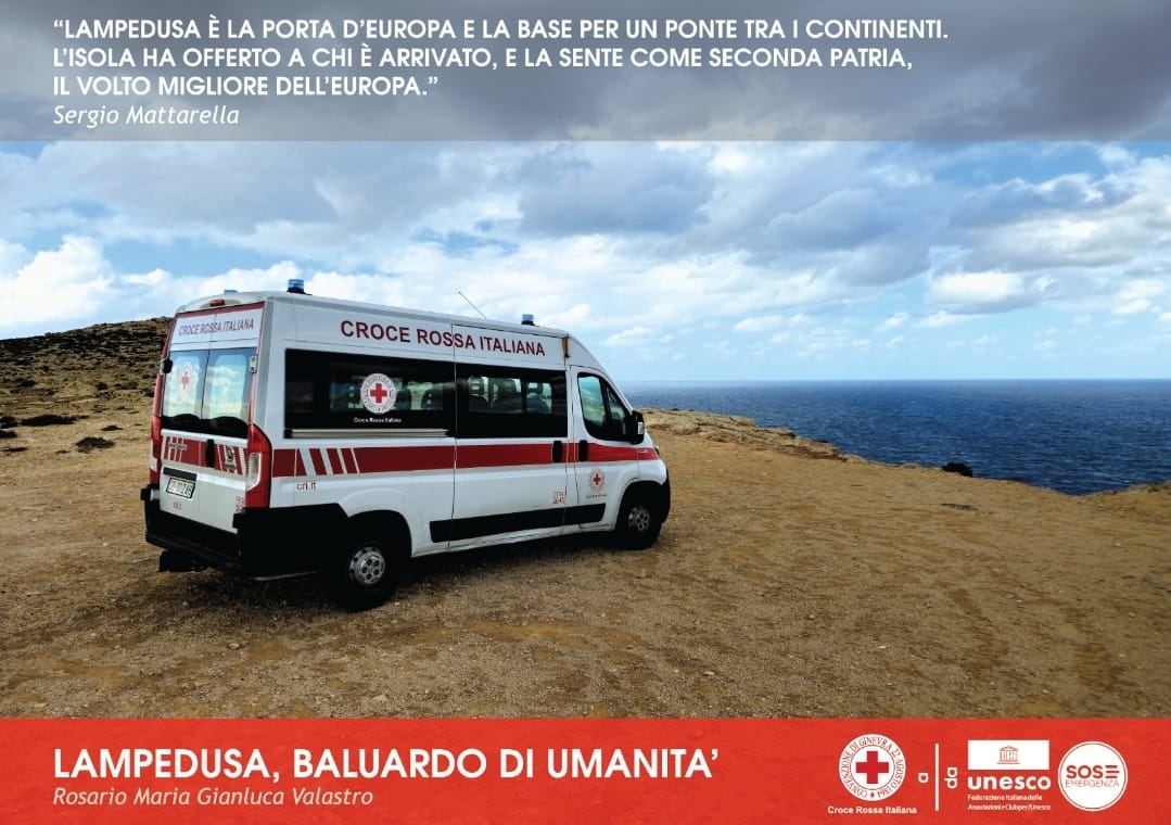 Hotspot di Lampedusa – Federazione Italiana Club e Centri Unesco il team di SOS EMERGENZA