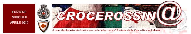 Banner edizione speciale periodico IIVV Crocerossin@ del mese di Aprile 2010