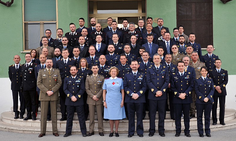 La Croce Rossa Italiana al Centro Tecnico Rifornimenti (CTR) dell’Aeronautica per il corso di Diritto Umanitario Internazionale