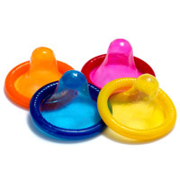quattro condom colorati