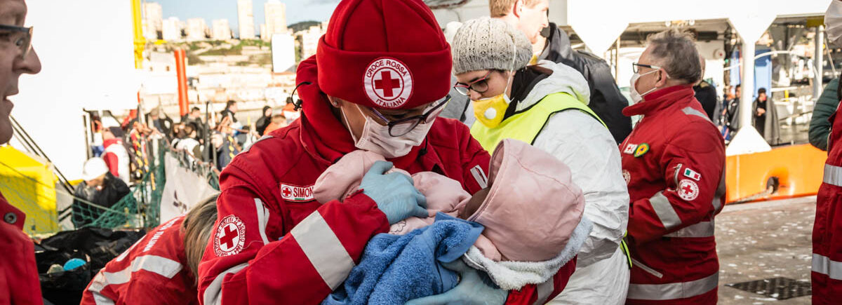 Le attività di accoglienza della Croce Rossa Italiana