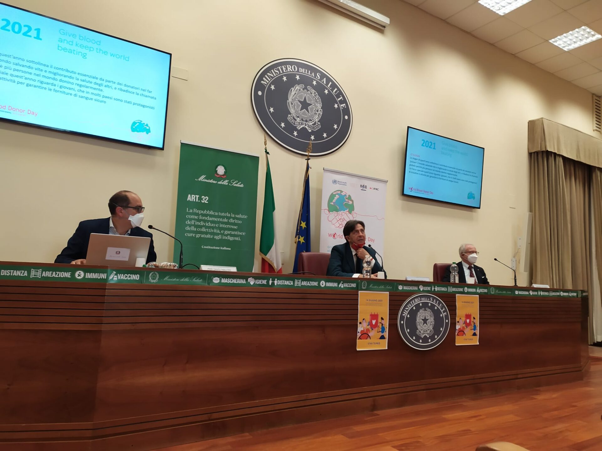 “Give Blood and Keep the World Beating” in Italia il 1415 giugno l’evento globale della