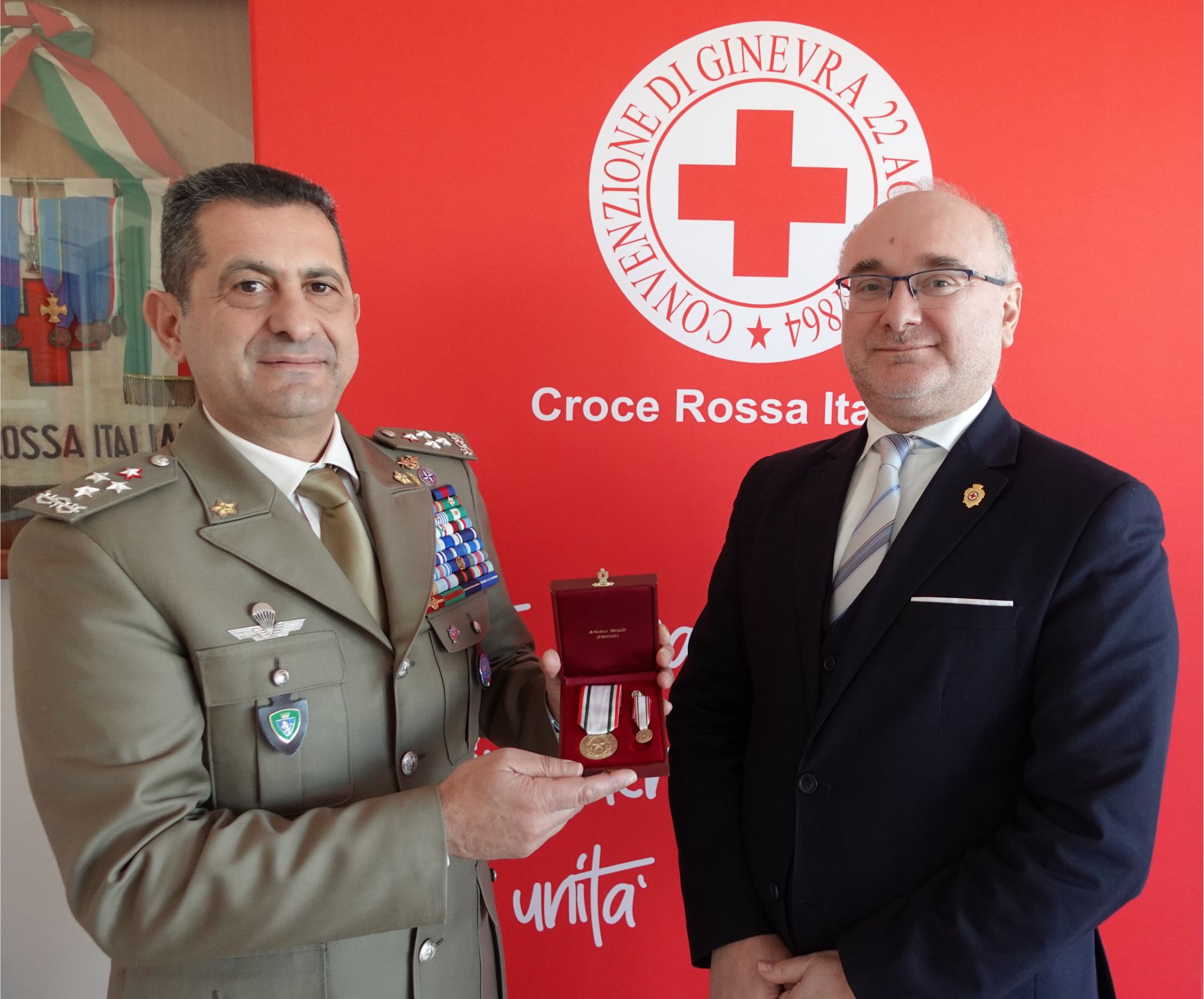 Croce Rossa Italiana, conferite sei medaglie al merito. Premiato il  Generale Figliuolo - Croce Rossa Italiana