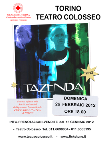 Locandina concerto dei Tazenda