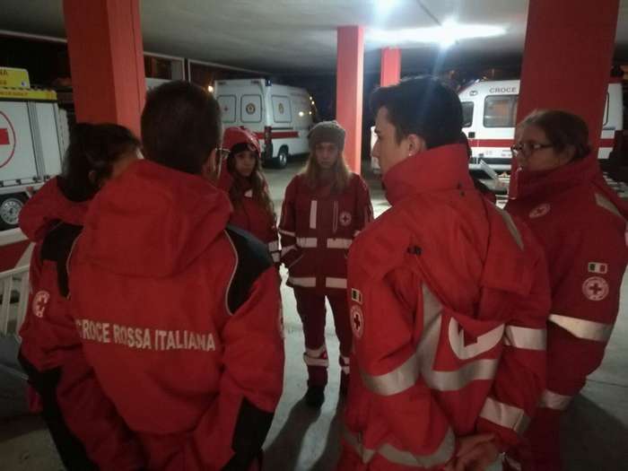 Volontari Croce Rossa impegnati nell'emergenza maltempo in Piemonte e Liguria