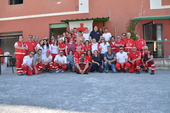 Volontari croce rossa spoltore 