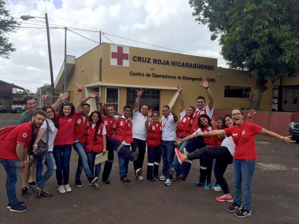 Giovani della Croce Rossa in Nicaragua