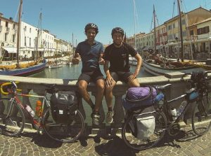 Simone e Daniele bike to help Senigallia