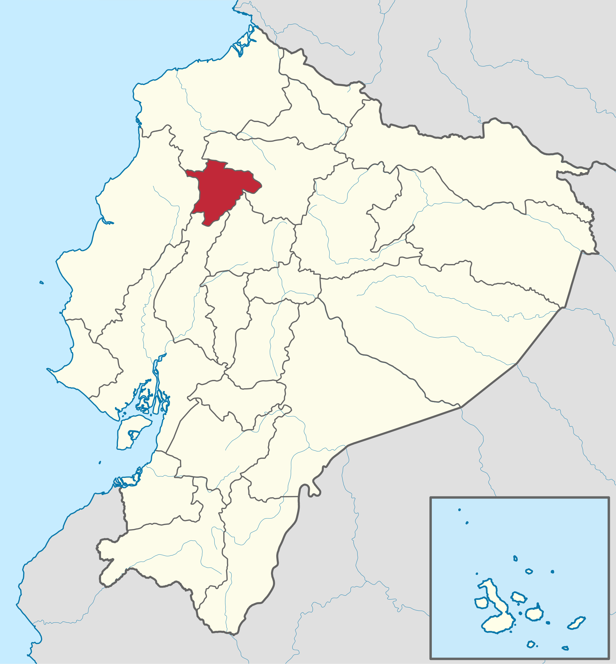 Mappa Ecuador
