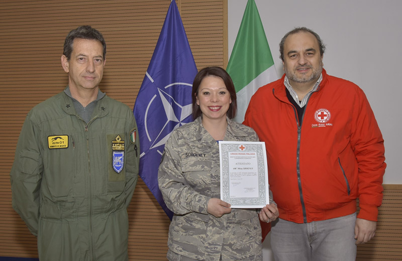 Consegna degli attestati del 64° International Humanitarian Law Course per il personale NATO - Poggio Renatico