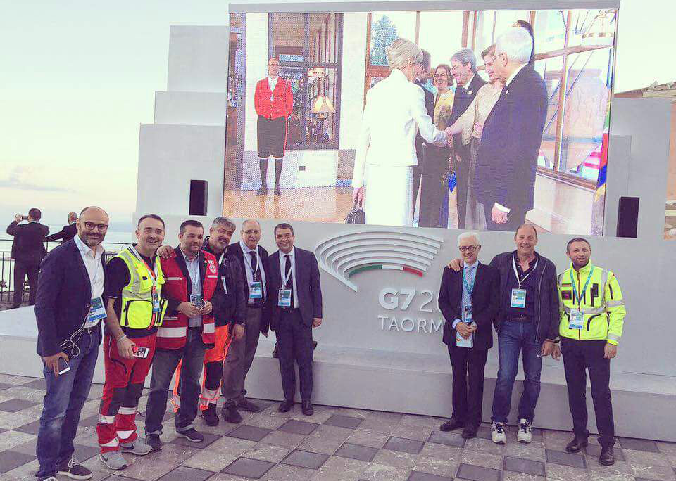 Sicilia - La Croce Rossa Italiana in campo a Taormina per il G7 del 2017