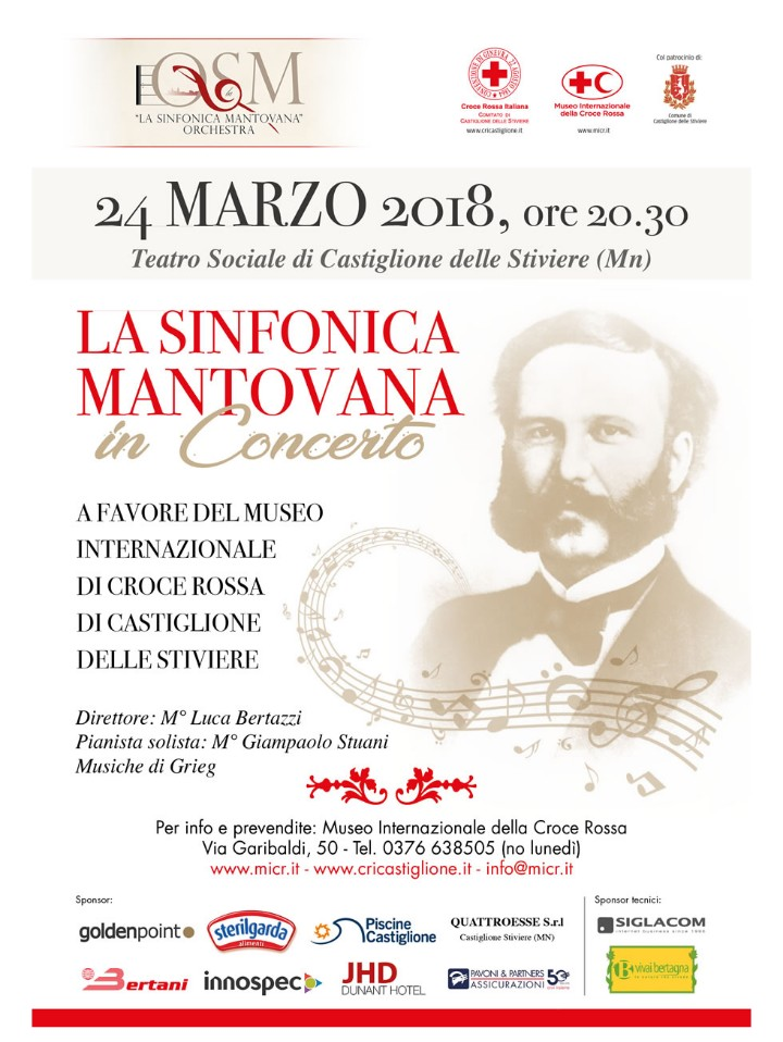 24 marzo 2018, ore 20,30 - Teatro Sociale di Castiglione delle Stiviere