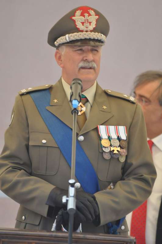 l’Ispettore Nazionale del Corpo Militare, Maggior Generale Gabriele Lupini