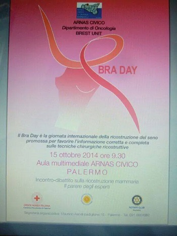 Palermo, il Comitato Provinciale CRI a sostegno del Bra Day 