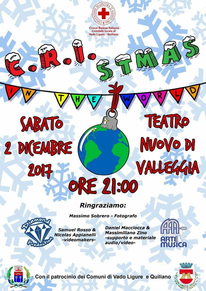 Il Comitato CRI Vado Ligure Quiliano in scena con lo spettacolo natalizio