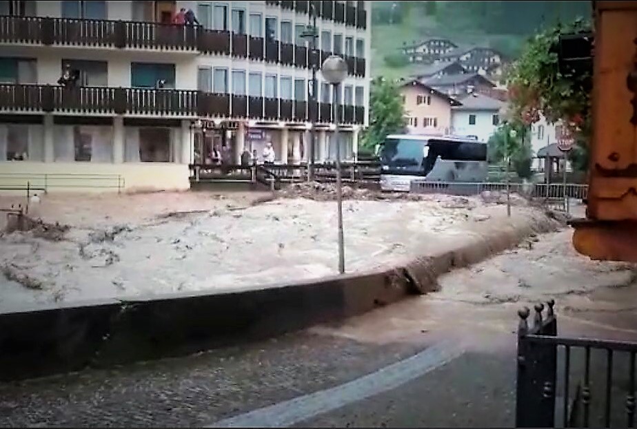 Moena alluvione 3 luglio