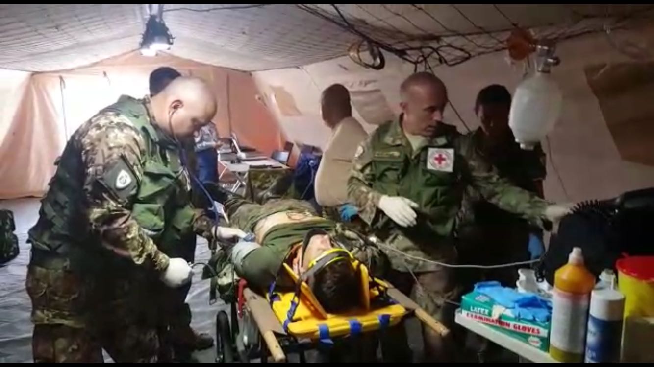 Il supporto sanitario del Corpo Militare della CRI all’Esercitazione “Joint Stars 2018” organizzata dal Comando di vertice interforze