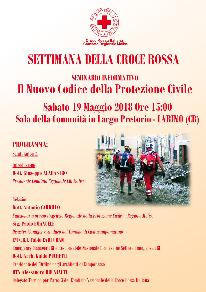 Giornata Mondiale della Croce Rossa, oltre una settimana di eventi in Molise