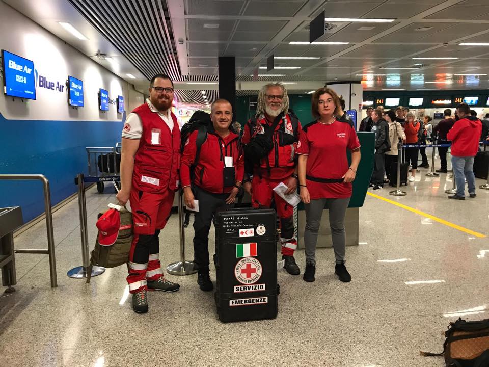 Indonesia, una squadra della Croce Rossa Italiana in viaggio verso Sulawesi