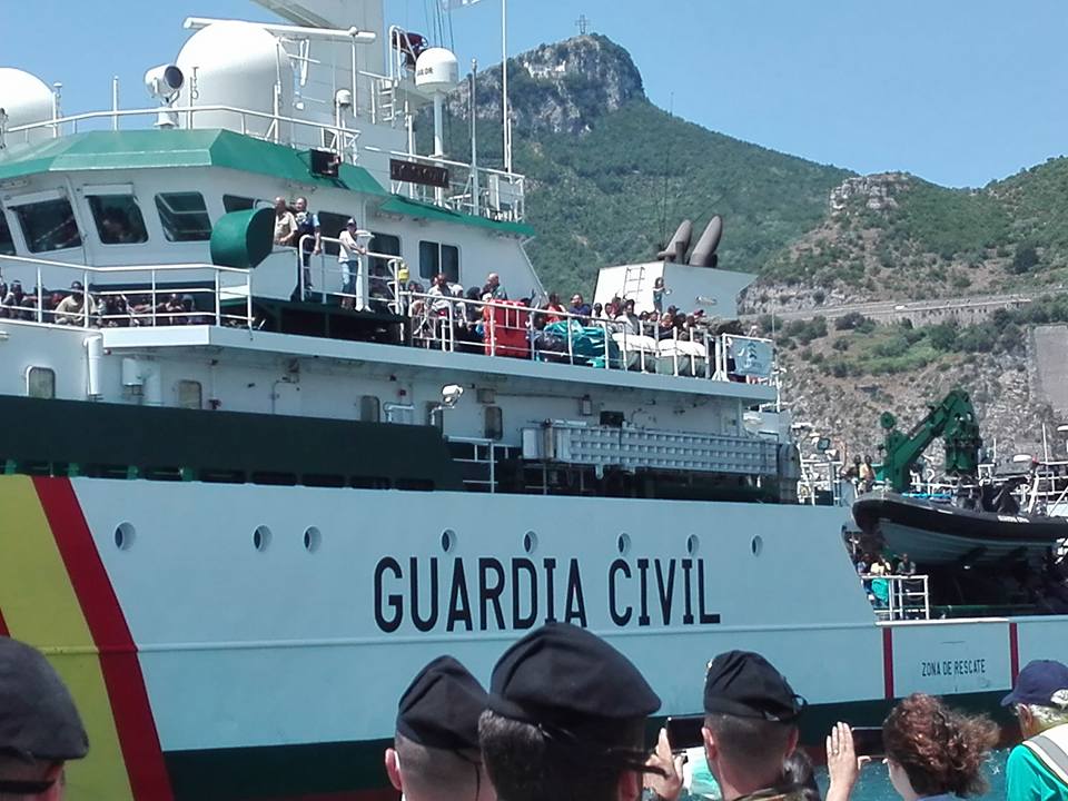 Salerno Nuovo Sbarco Migranti