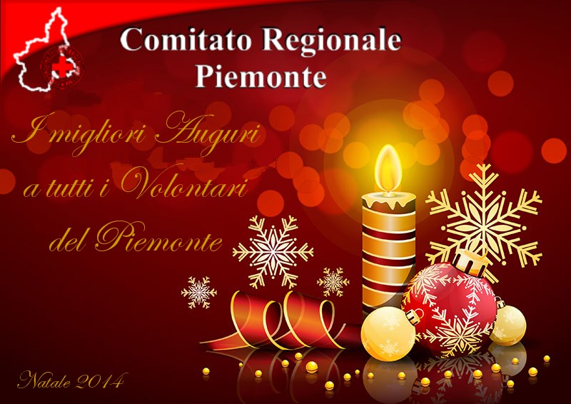 Il Comitato Regionale CRI Piemonte Augura Buone Feste a tutti i volontari e alle loro famiglie