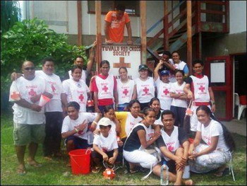 I Volontari della Croce Rossa di Tuvalu 