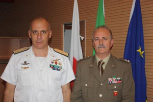 L'ammiraglio Giuseppe Cavo Dragone e il generale Gabriele Lupini