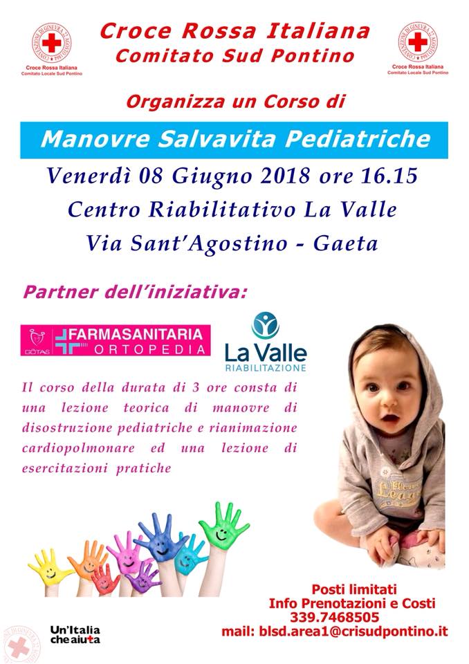 Corso Manovre Salvavita Pediatriche Gaeta