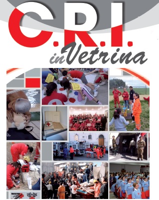 Logo evento CRI in vetrina