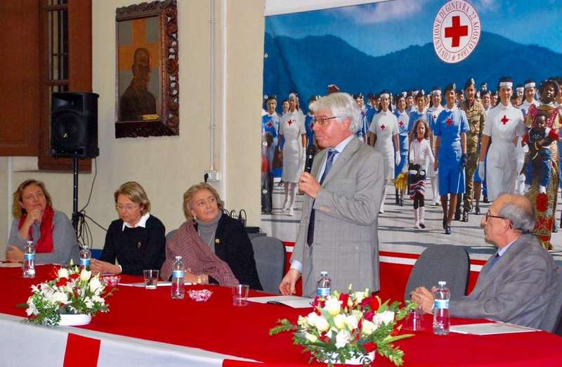 Il Presidente del Comitato Regionale Croce Rossa Piemonte Antonino Calvano
