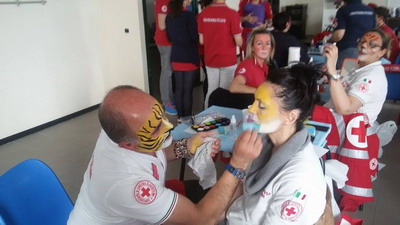 volontari del corso Face Painter