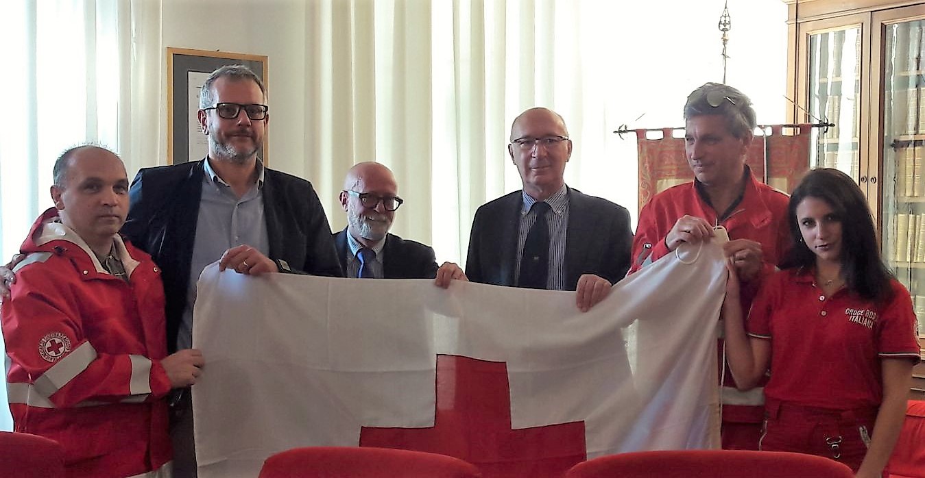 Consegna della Bandiera alla Città Metropolitana di Genova da parte del Comitato di Genova