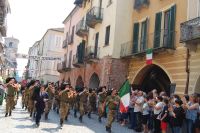 i Bersaglieri in parata