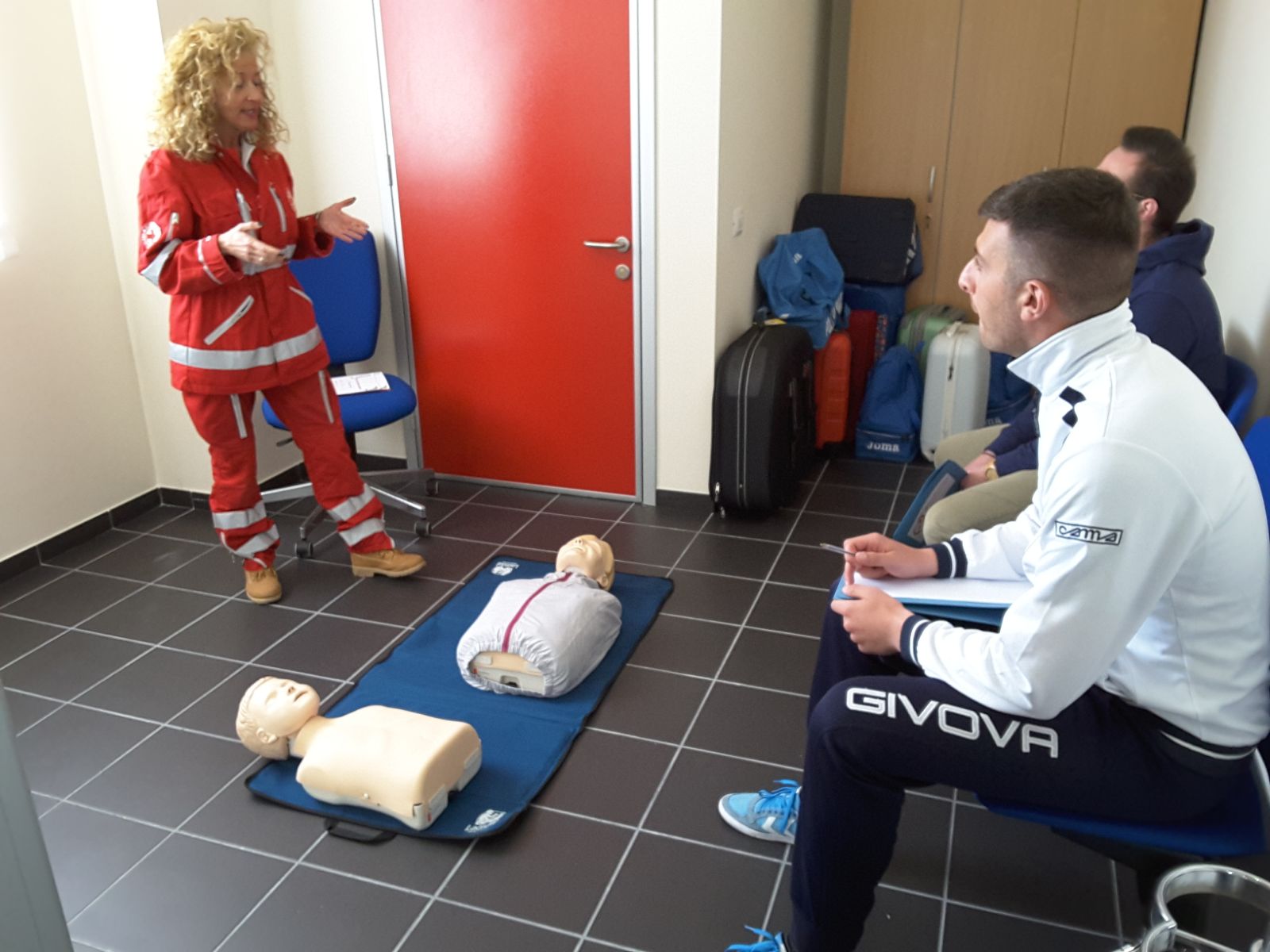 Manovre salvavita, arbitri a lezione dalla CRI Molise