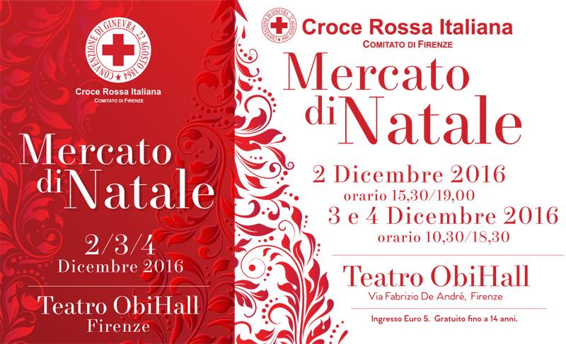 Mercatino di Natale a Firenze il 2, 3 e 4 dicembre 2016 con Croce Rossa
