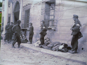 Liberazione di Massa (1945) - militari tedeschi della Sanità catturati dagli alleati