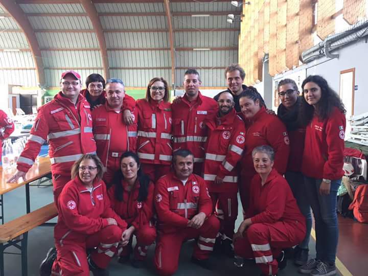 I volontari della Croce Rossa Monti Sibillini