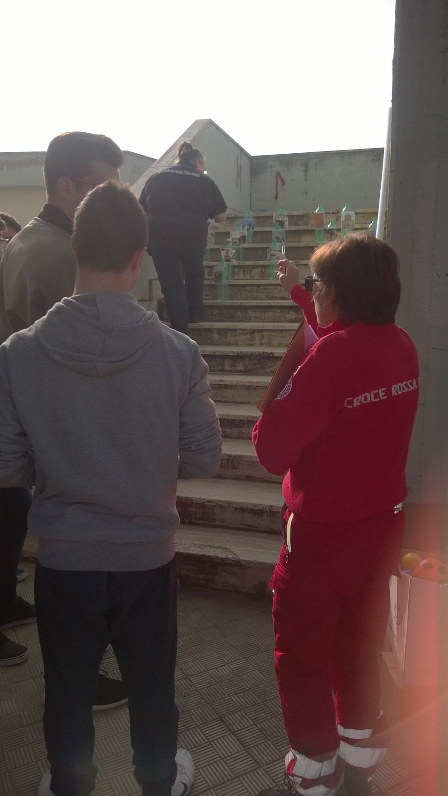 Un momento del role play "Raid Cross"