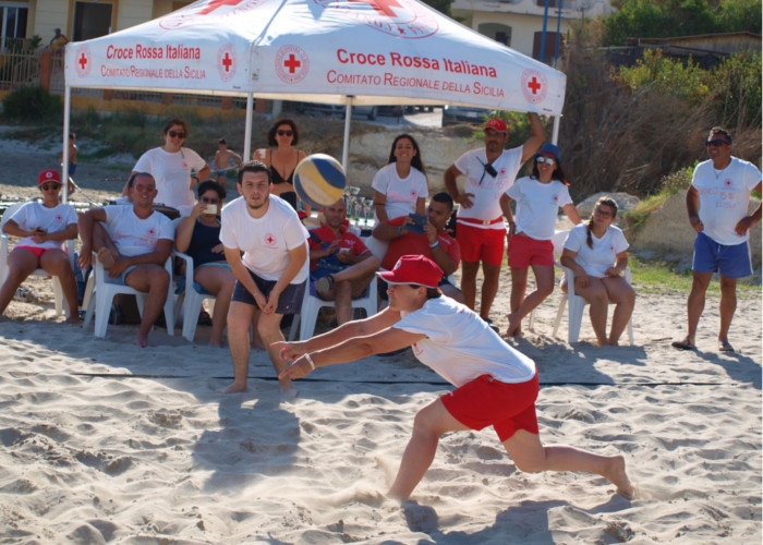 Agrigento - Il torneo solidale di beach-volley della CRI