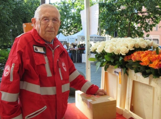 Nuovo premio a Carlo Rovatti: 86 anni di cui 60 al servizio della CRI