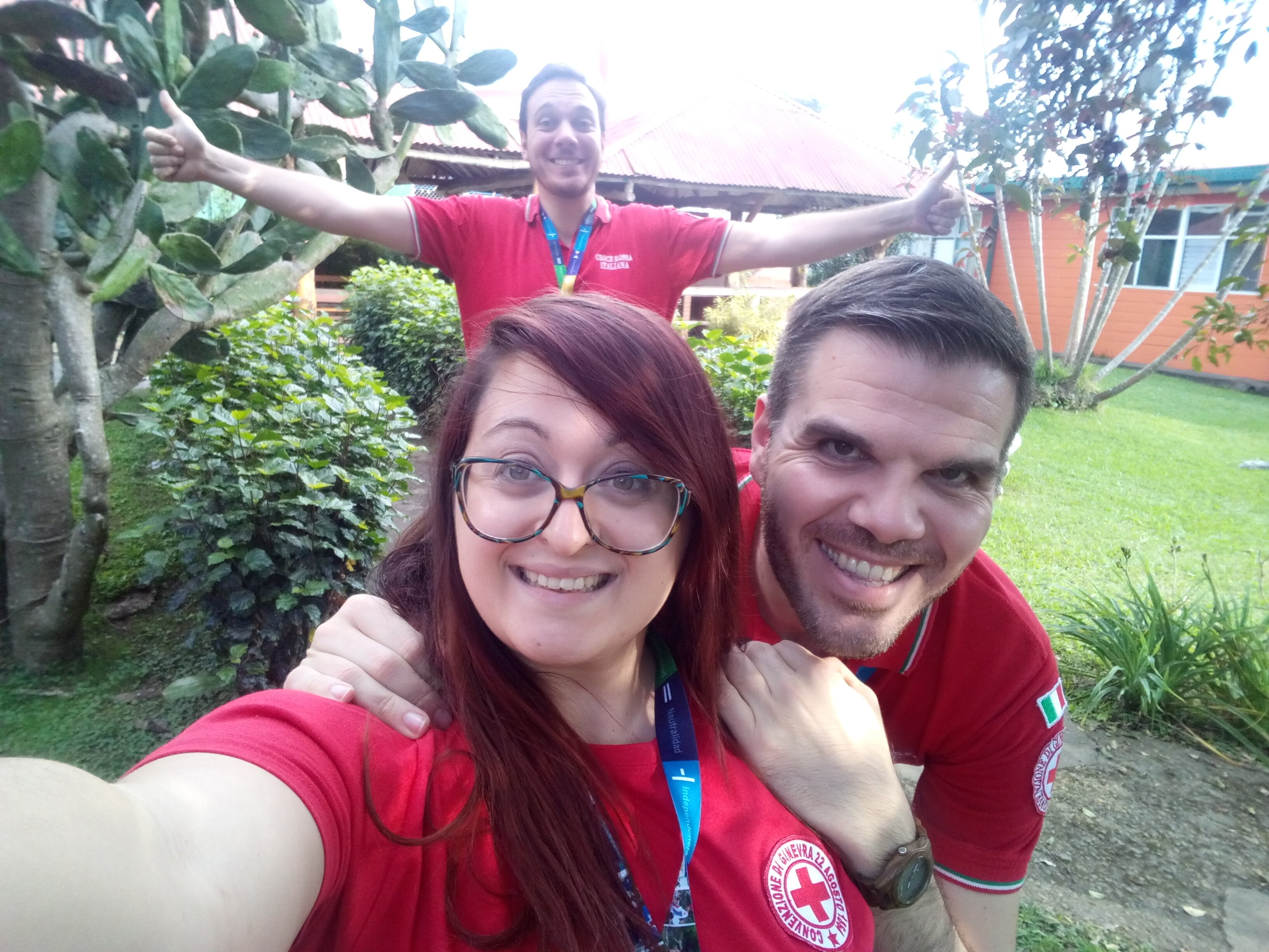 Angela, Enrico e Luigi in Costa Rica