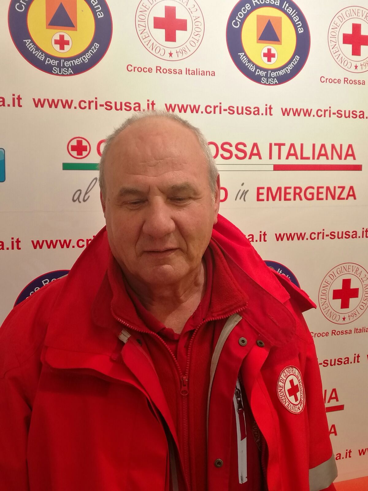Gianfranco Pittini, membro del Consiglio Direttivo del Comitato CRI Susa
