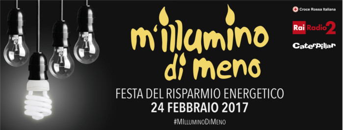 Caterpillar e Croce Rossa Italiana per M'Illumino Di Meno 2017
