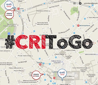 La mappa del eprcorso del tram per #CRIToGo