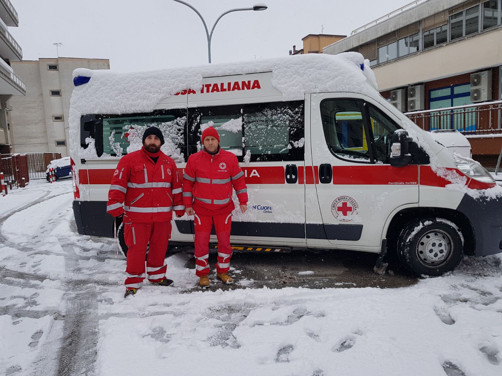 Neve, CRI Molise operativa in tutta la regione