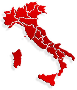 Mappa cliccabile dell'Italia