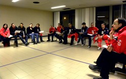Un'immagine dei partecipanti della riunione di Castelnuovo di Porto