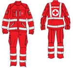 Un'immagine della nuova divisa di Croce Rossa Italiana