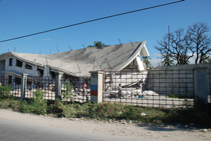 Un'abitazione danneggiata - immagini IFRC